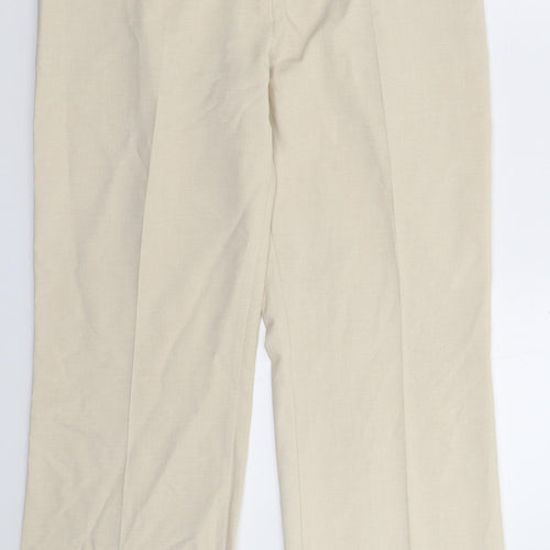 Marks and Spencer Womens Beige   Trousers  Size 16 L32 in