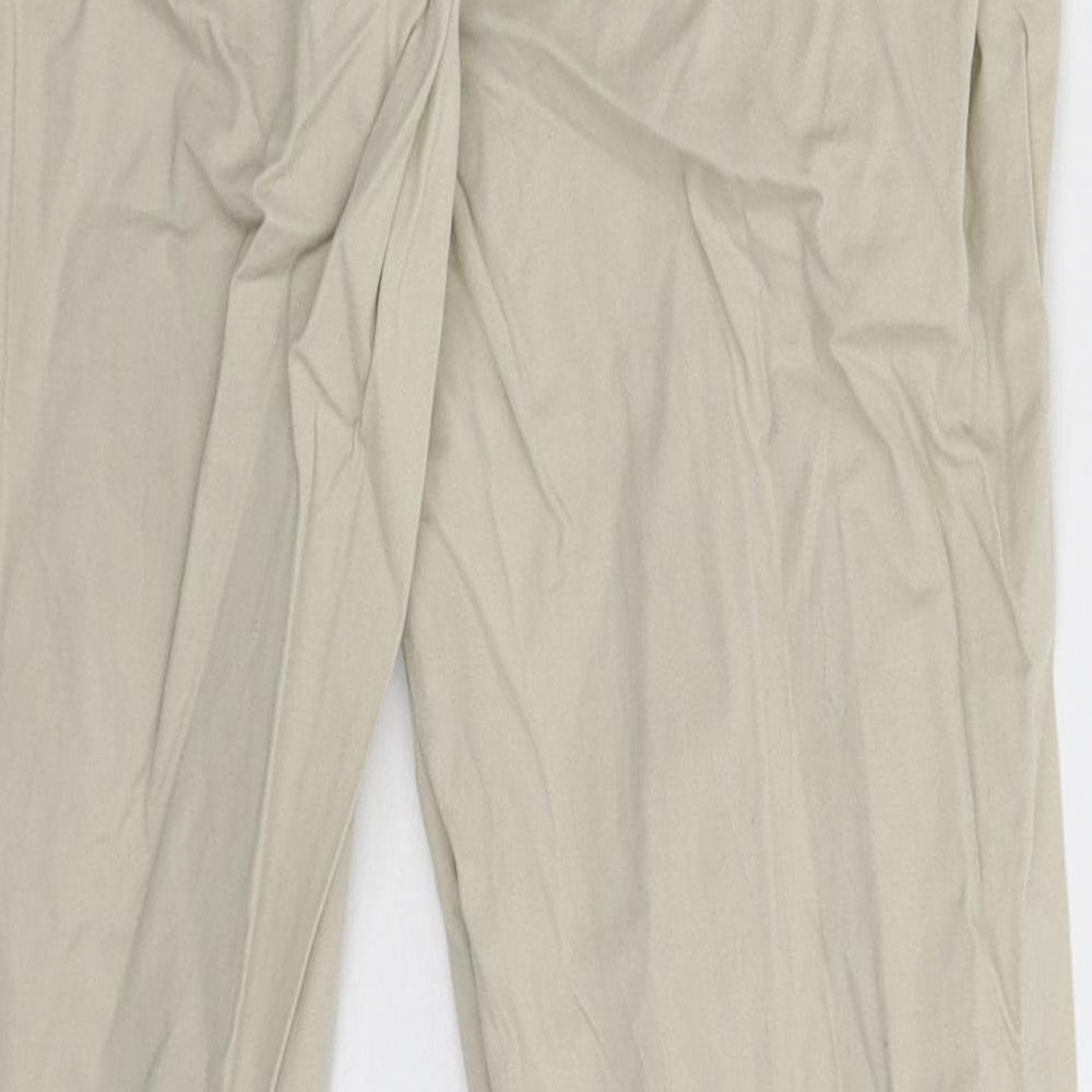 Marks and Spencer Womens Beige   Trousers  Size 10 L29 in