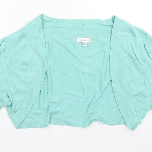 Nightingales Womens Green  Knit Cardigan Jumper Size 26