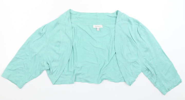 Nightingales Womens Green Knit Cardigan Jumper Size 26