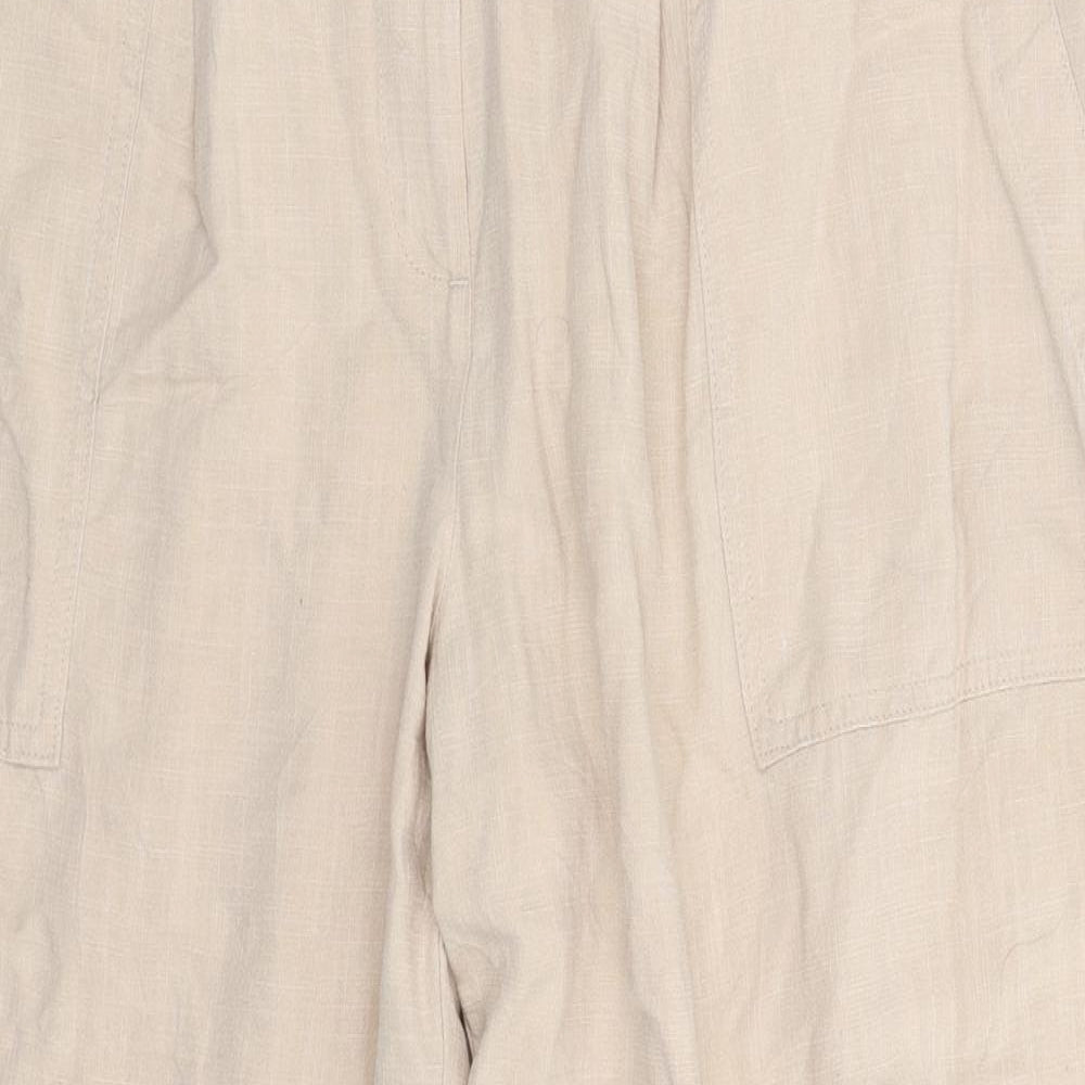 Per Una Womens Beige   Trousers  Size 18 L29 in