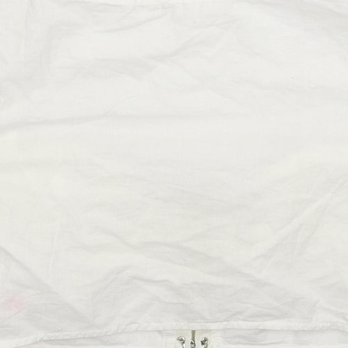 Boohoo Womens White   Basic T-Shirt Size 8