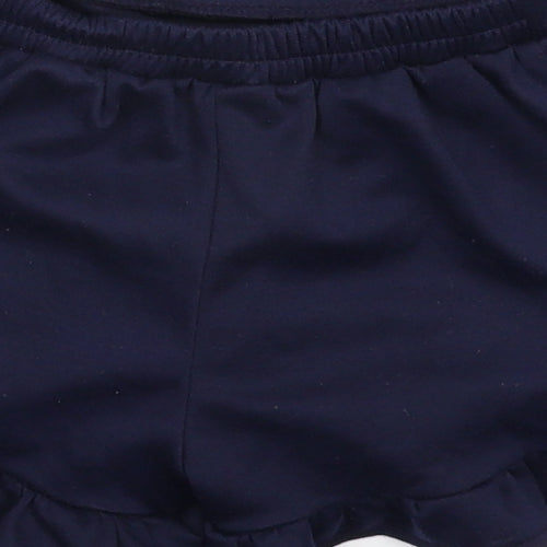 Primark Girls Blue   Hot Pants Shorts Size 6-7 Years