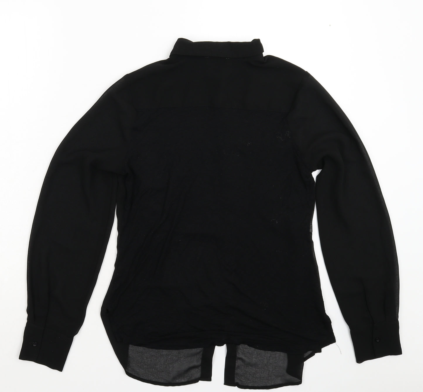 Papaya Womens Black   Basic Button-Up Size 10