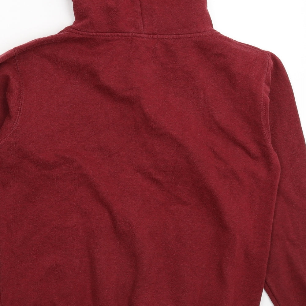 Style Mens Brown   Full Zip Hoodie Size S
