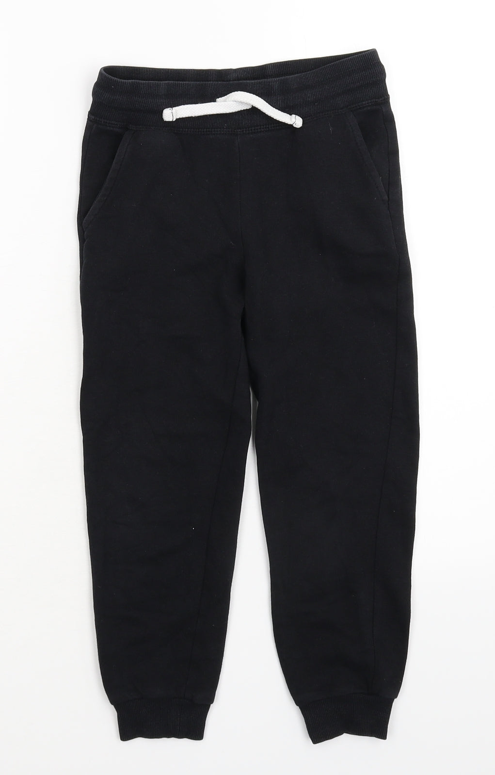 George Boys Black   Jogger Trousers Size 6-7 Years