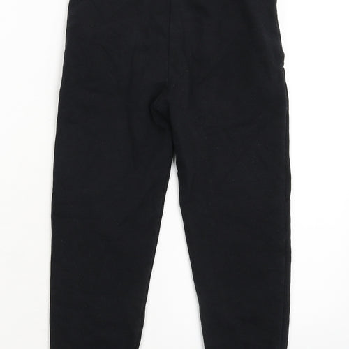 George Boys Black   Jogger Trousers Size 6-7 Years