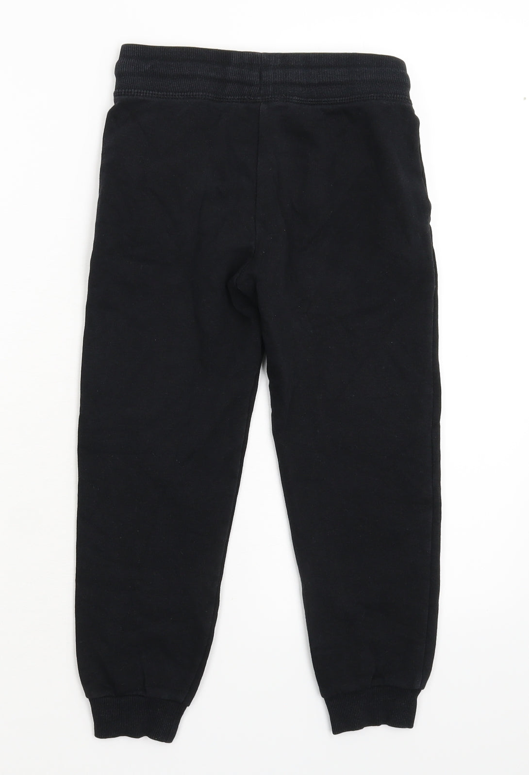 George Boys Black   Jogger Trousers Size 6-7 Years