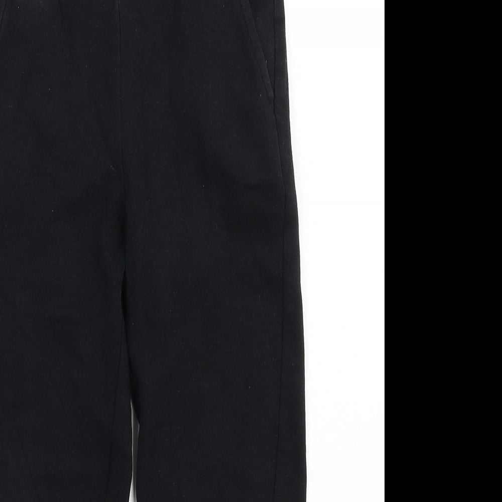 George Boys Black   Jogger Trousers Size 6-7 Years