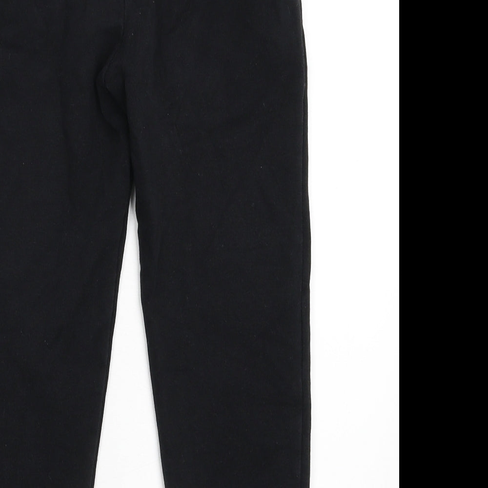 George Boys Black   Jogger Trousers Size 6-7 Years