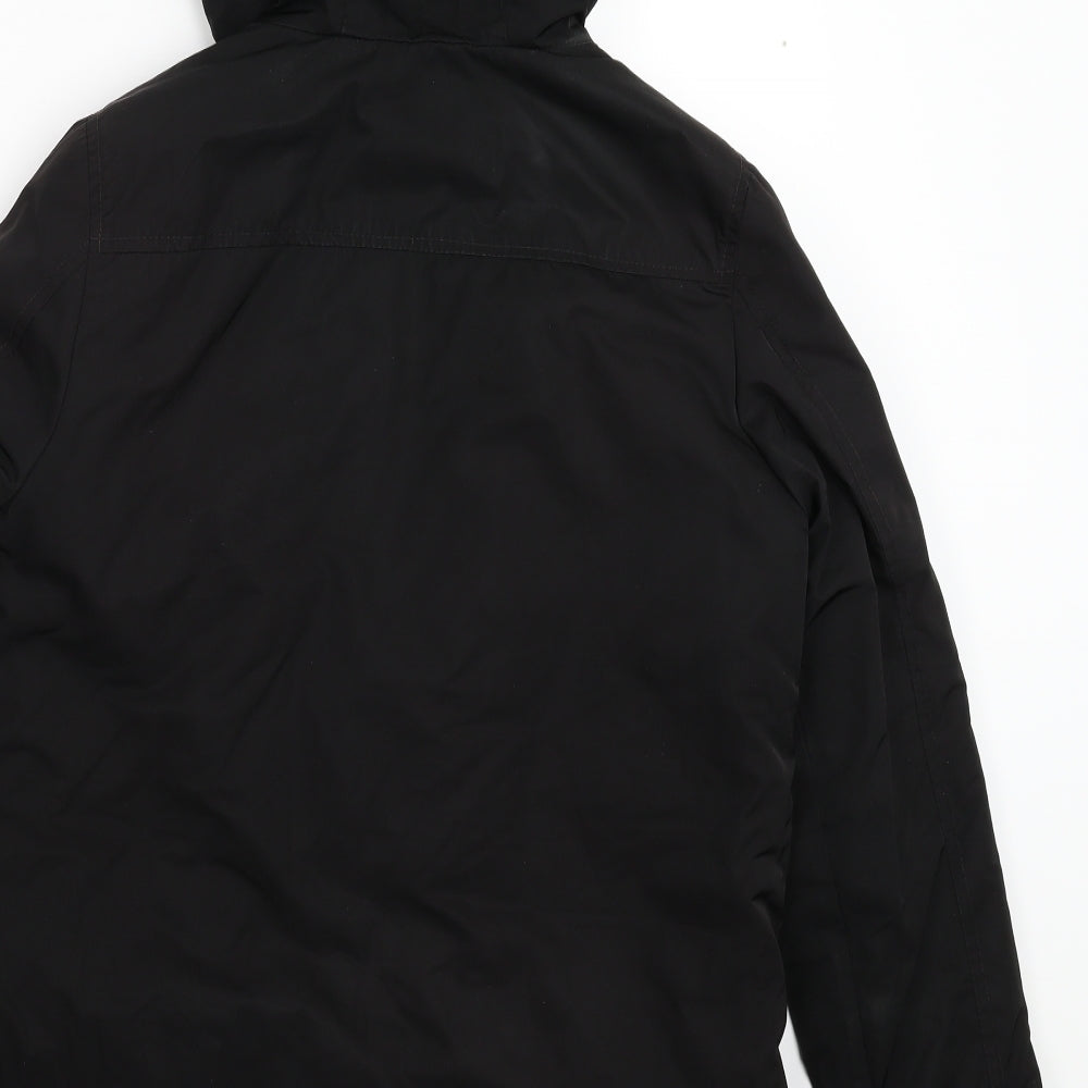 Divided Womens Black   Parka Coat Size 10