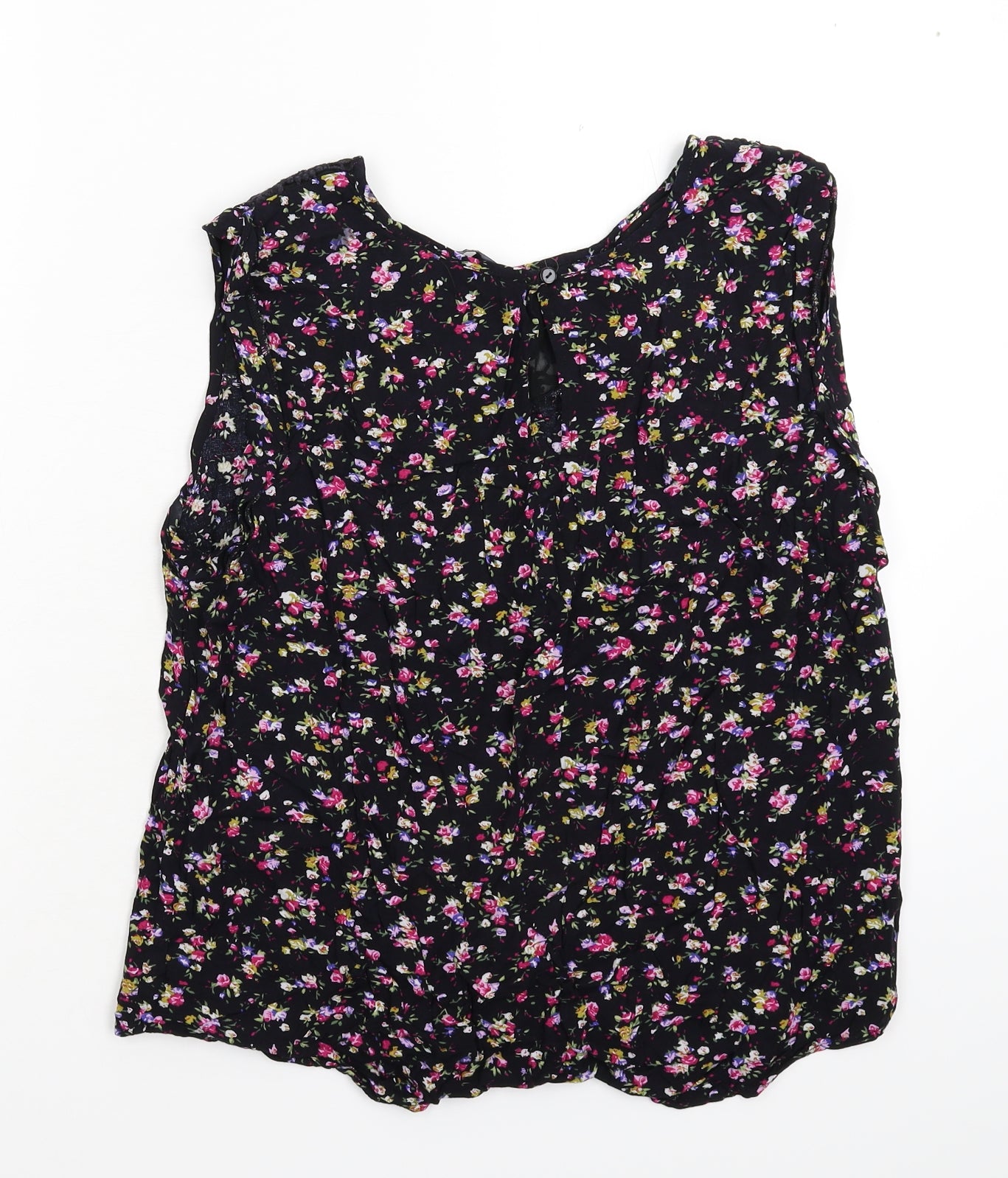 New Look Womens Multicoloured Floral  Basic Tank Size 10