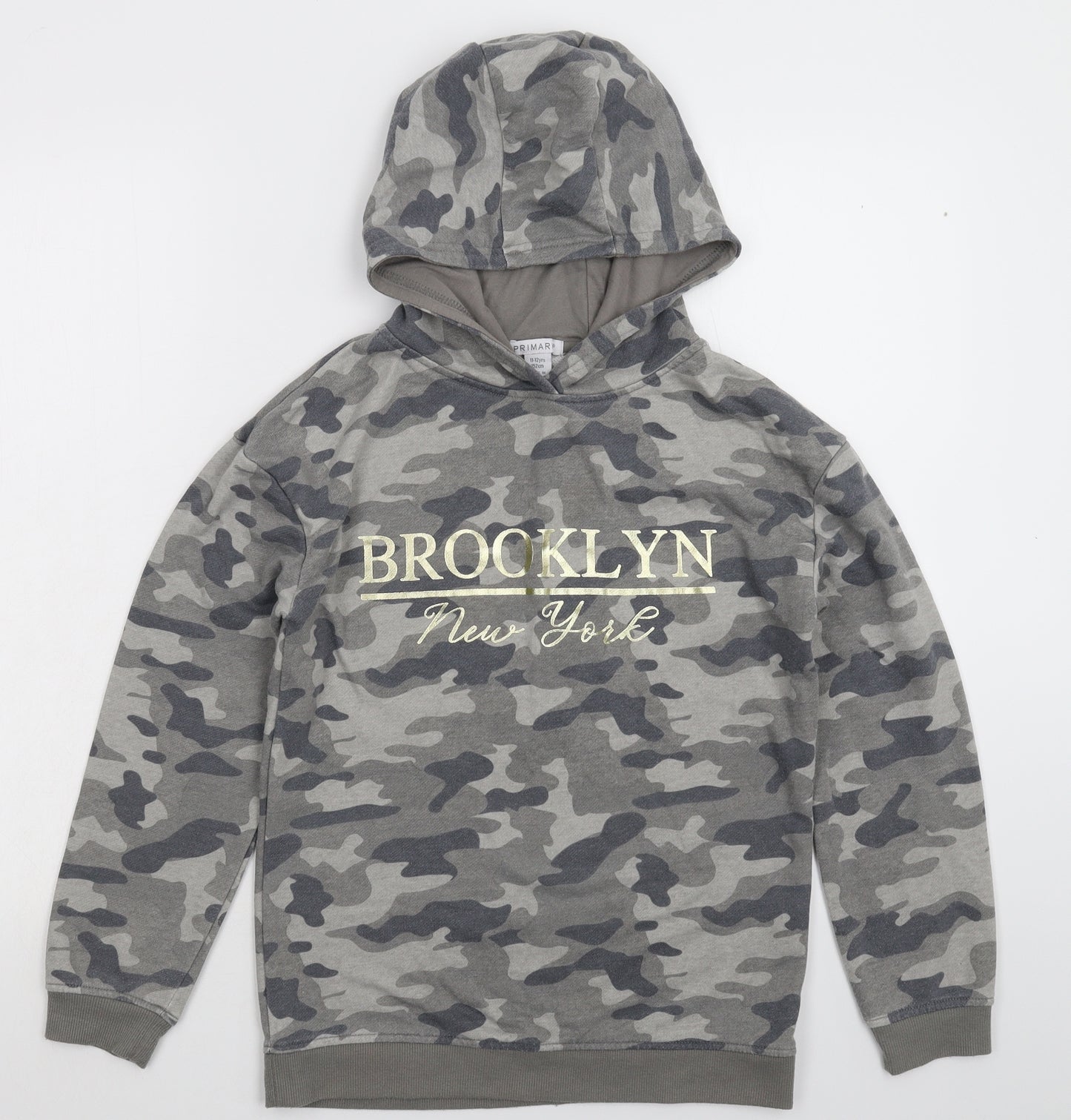 Primark Girls Clear   Pullover Hoodie Size 13-14 Years