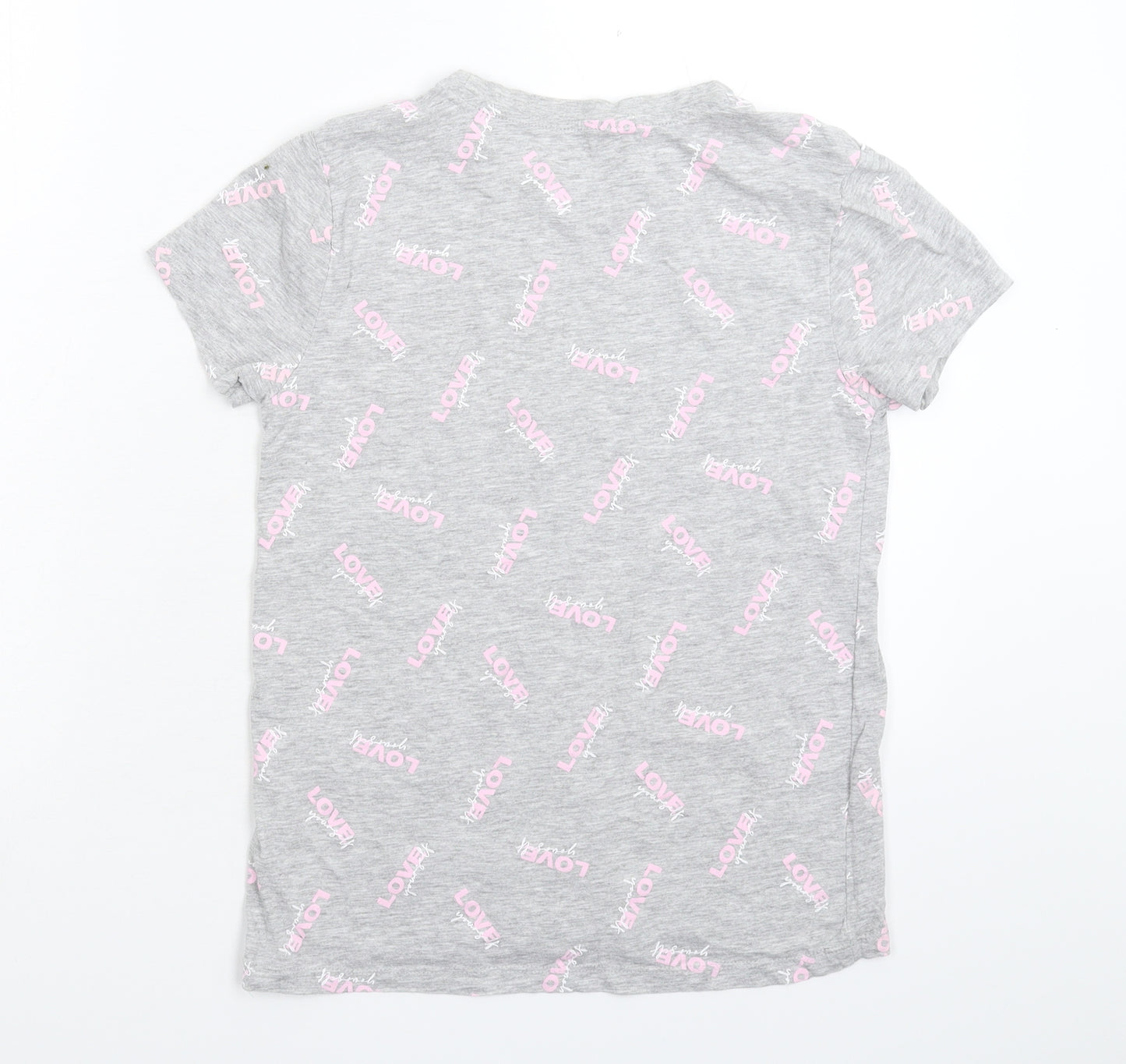 Primark Womens Grey   Basic T-Shirt Size 6