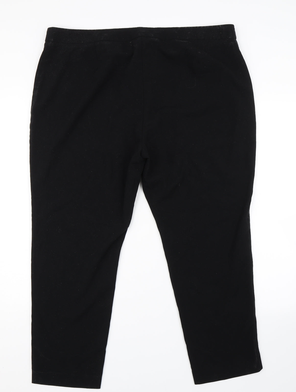 M&S Womens Black   Trousers  Size 20 L24 in