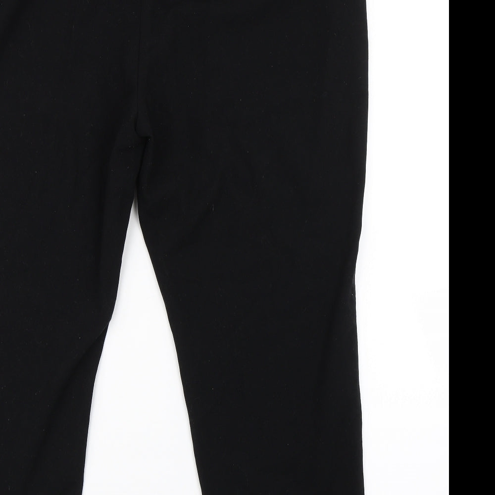 M&S Womens Black   Trousers  Size 20 L24 in