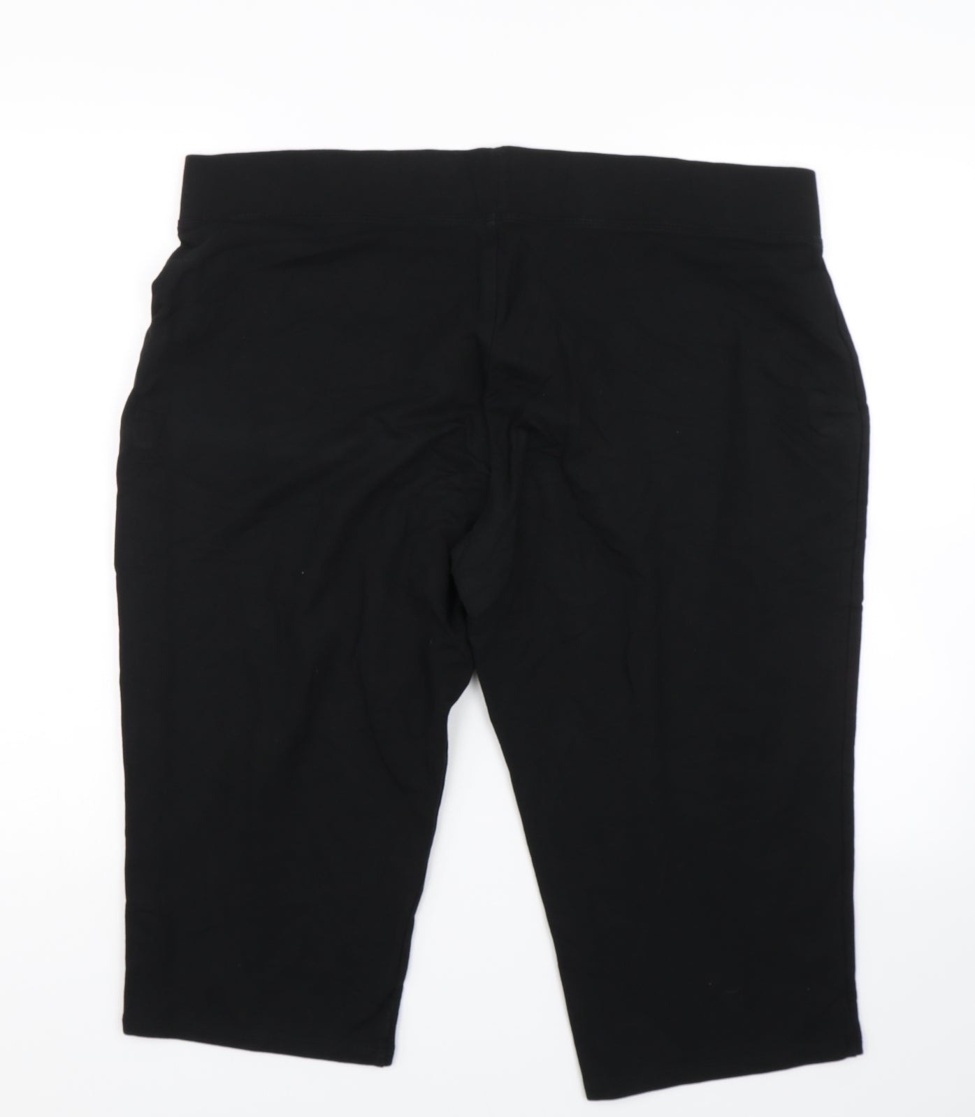 M&S Womens Black   Sweat Shorts Size 20