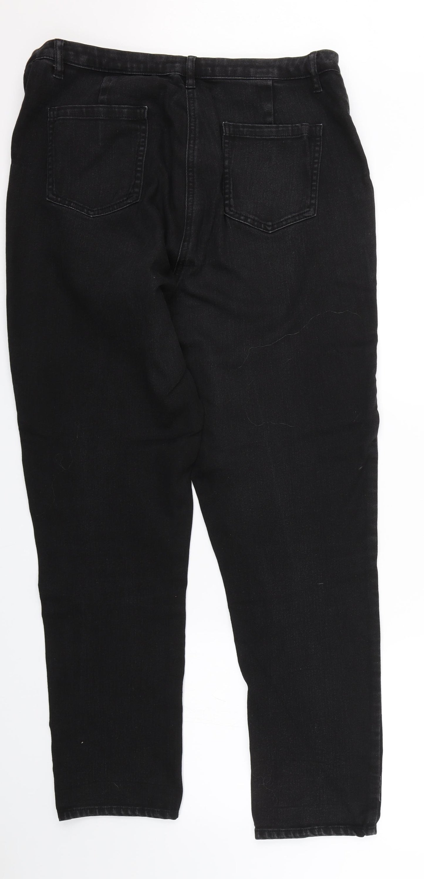George Womens Black  Denim Straight Jeans Size 20 L27 in