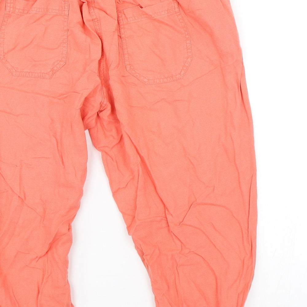 George Womens Pink   Chino Trousers Size 16 L20 in