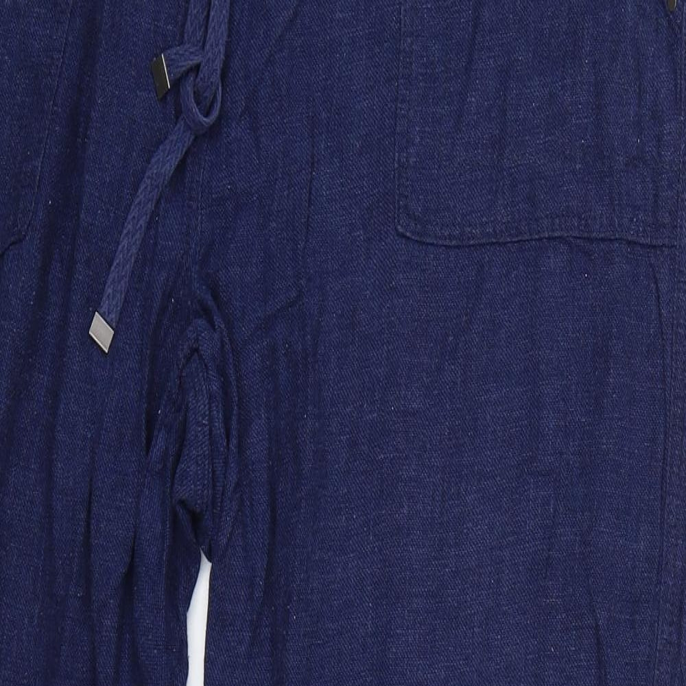 Nutmeg Womens Blue   Capri Trousers Size 20 L26 in