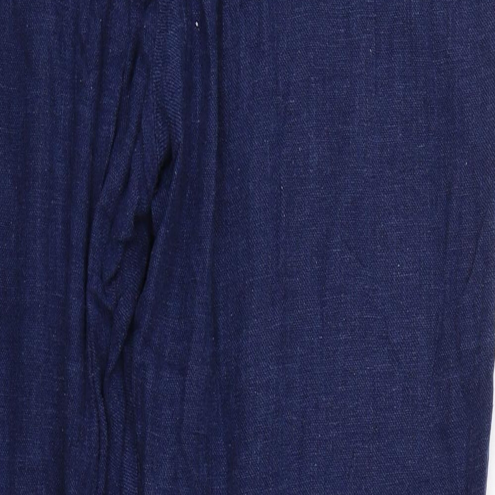 Nutmeg Womens Blue   Capri Trousers Size 20 L26 in