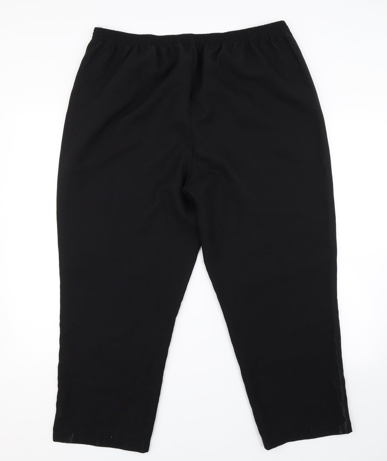 Isle Womens Black   Carrot Trousers Size 18 L24 in