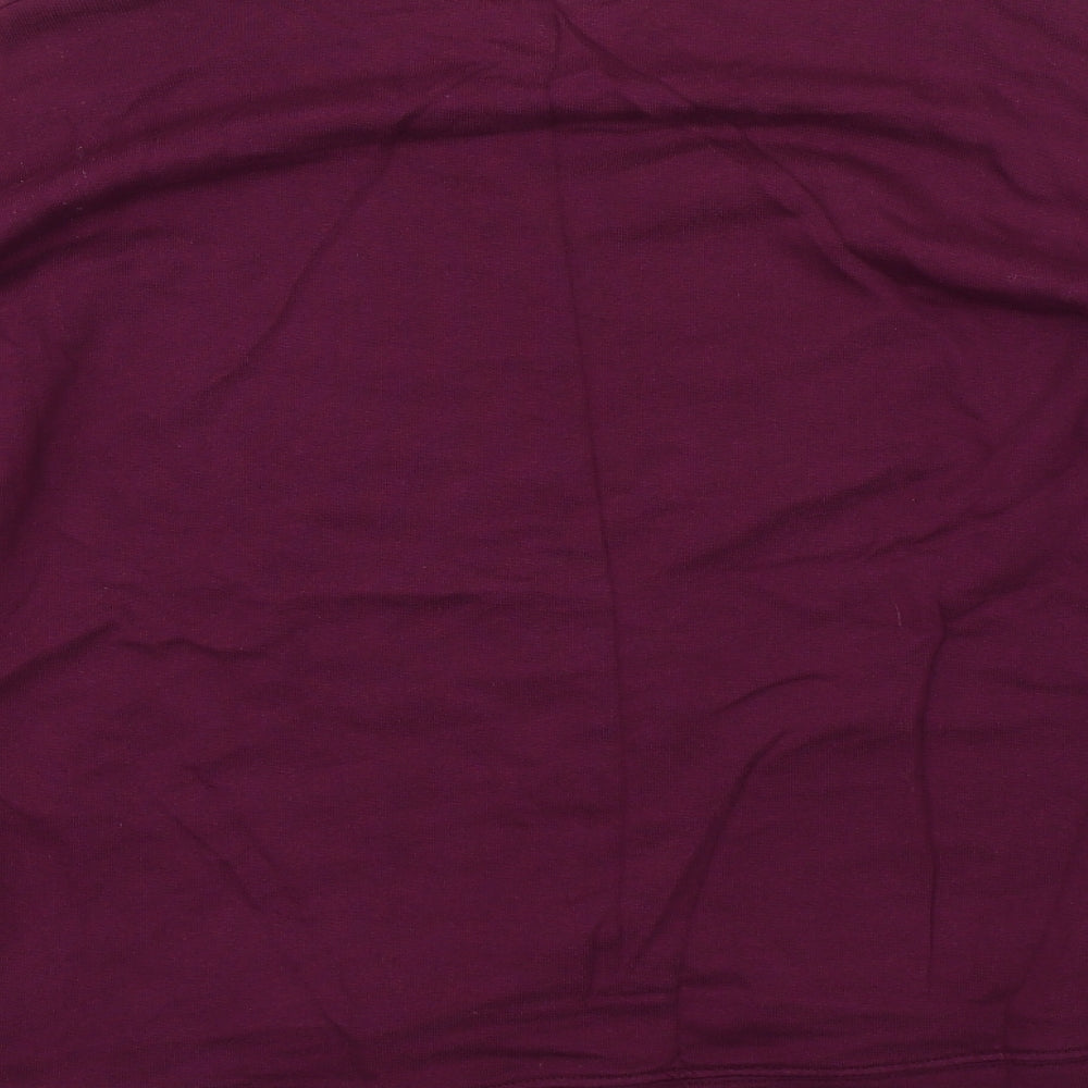 M&S Womens Purple Geometric  Pullover Jumper Size 12  - Stars