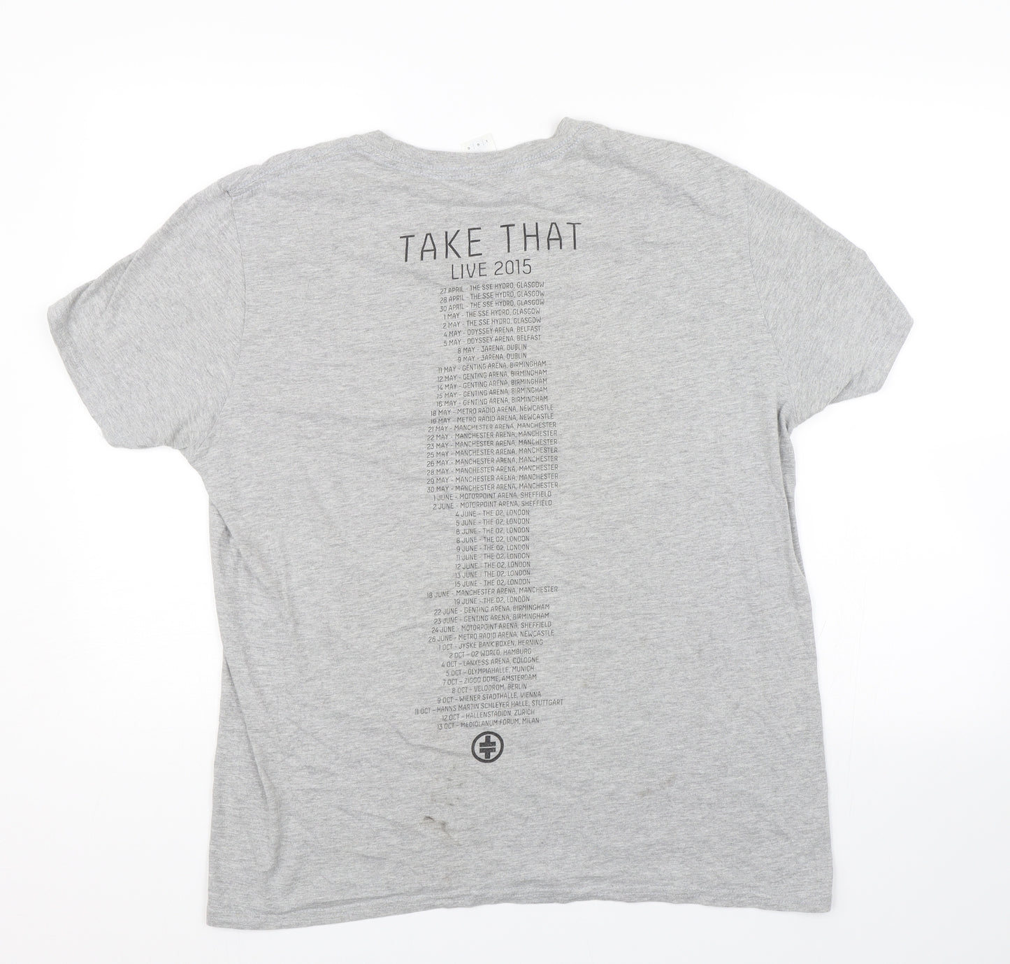 Gildan Womens Grey   Basic T-Shirt Size L  - Take That