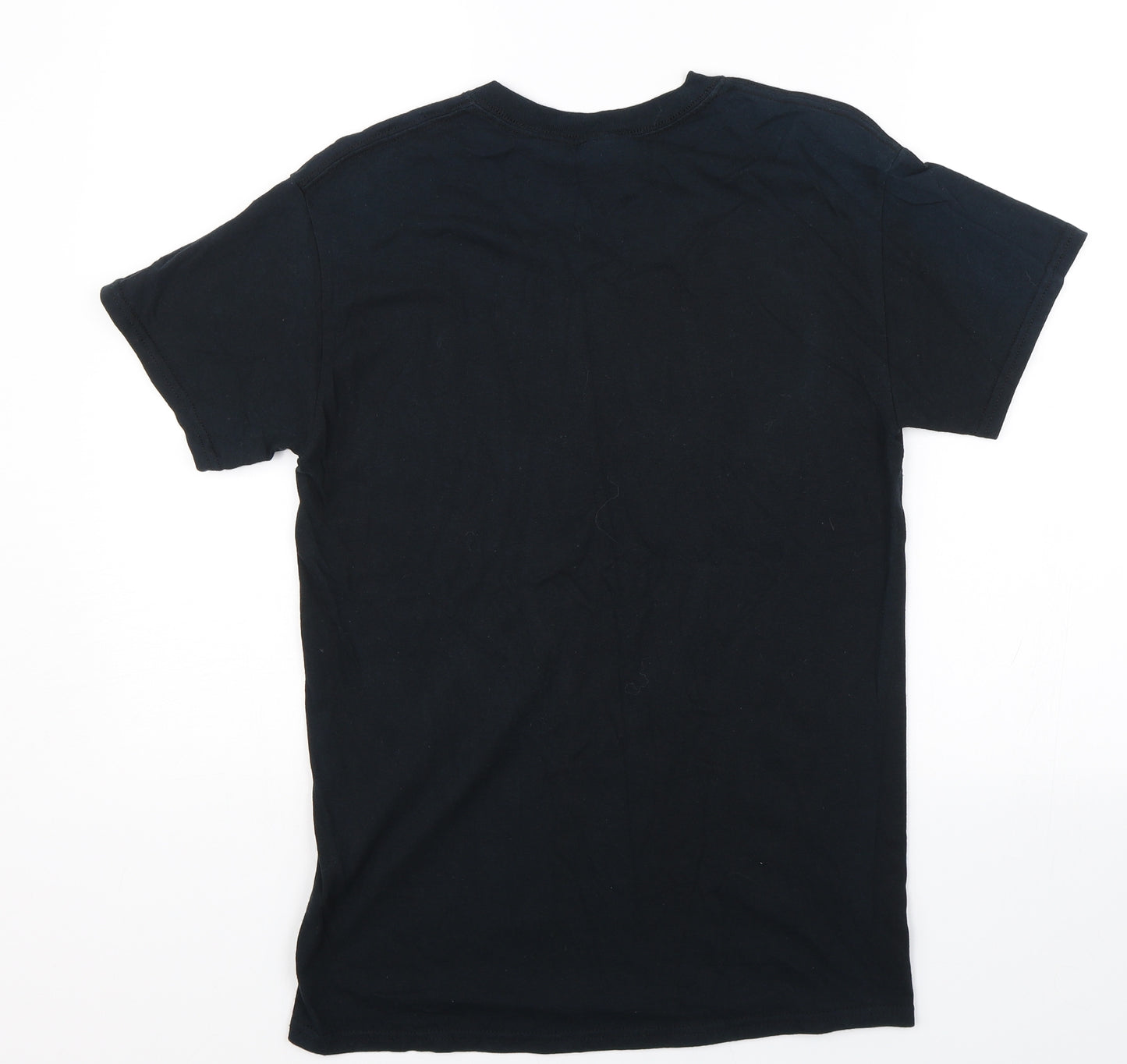 Gildan Mens Black    T-Shirt Size S