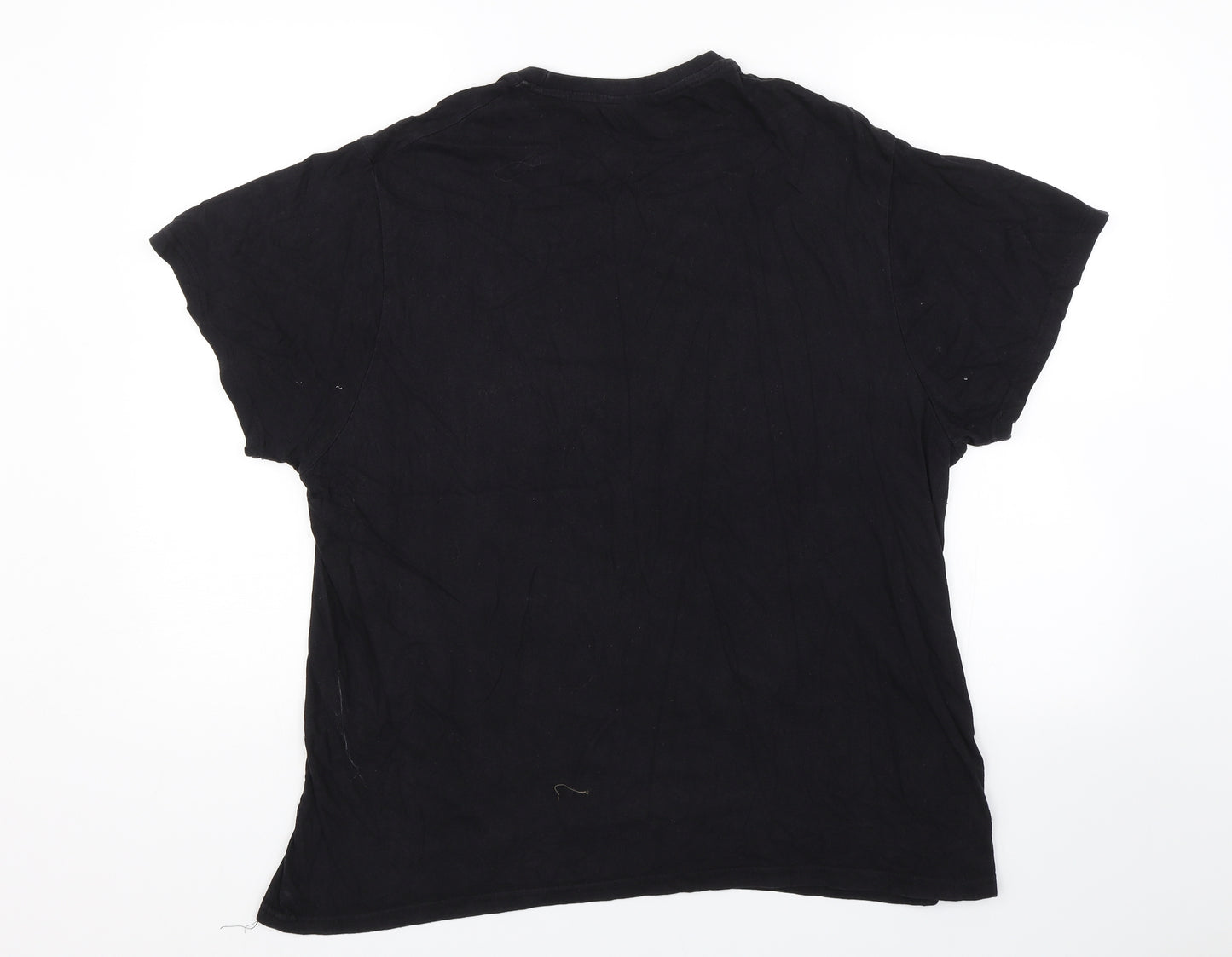 Preworn Mens Black    T-Shirt Size M