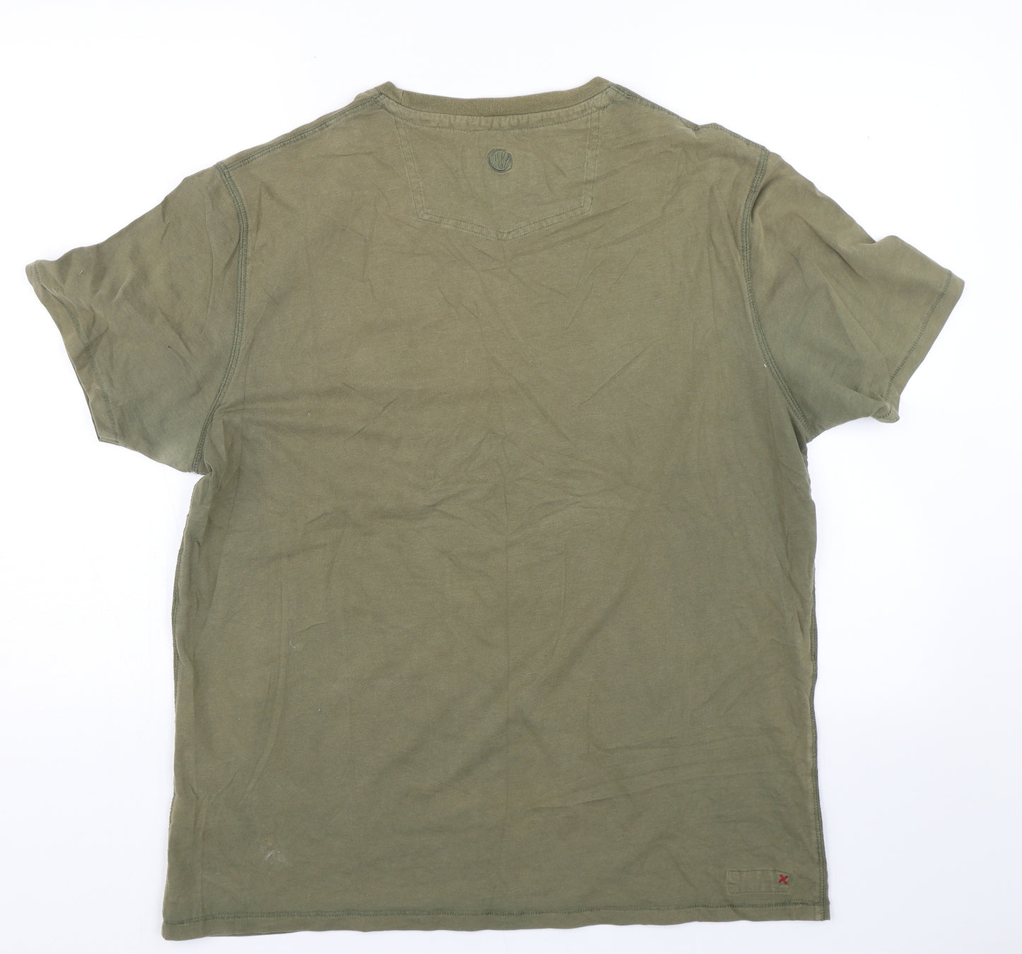 Fatface Mens Green    T-Shirt Size L