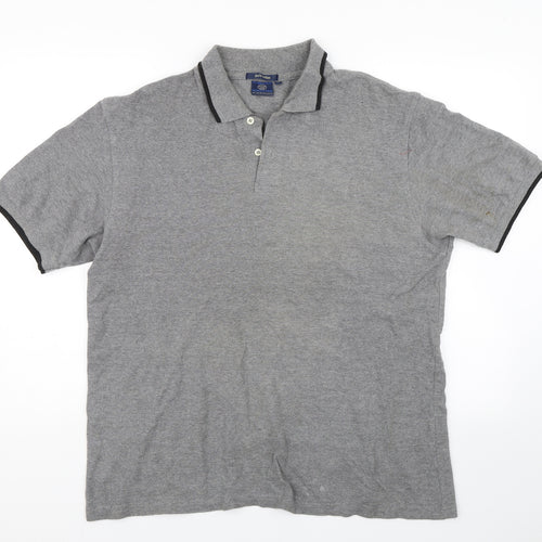 Debenhams Mens Grey    Polo Size M