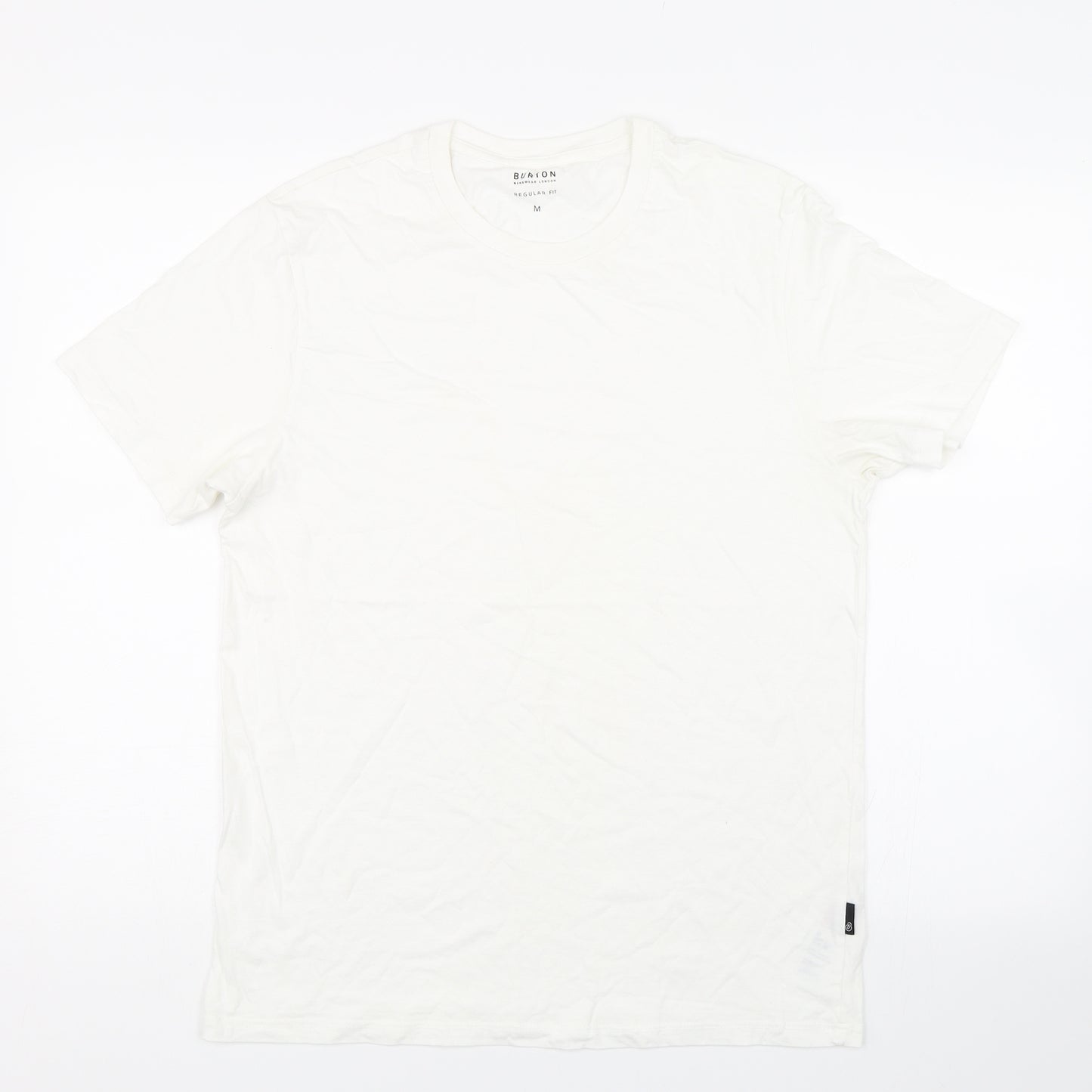 Burton Mens White    T-Shirt Size M