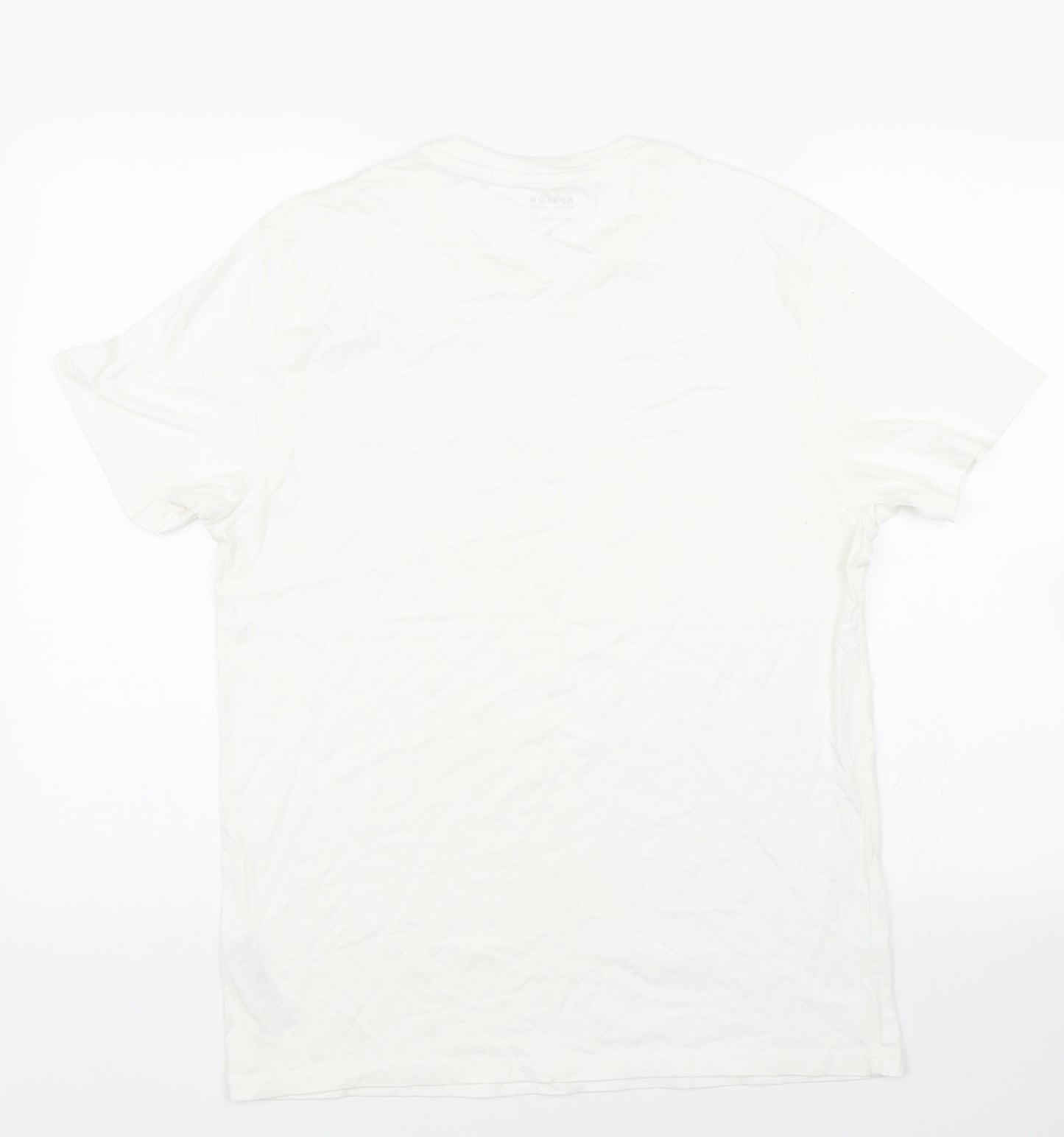 Burton Mens White    T-Shirt Size M