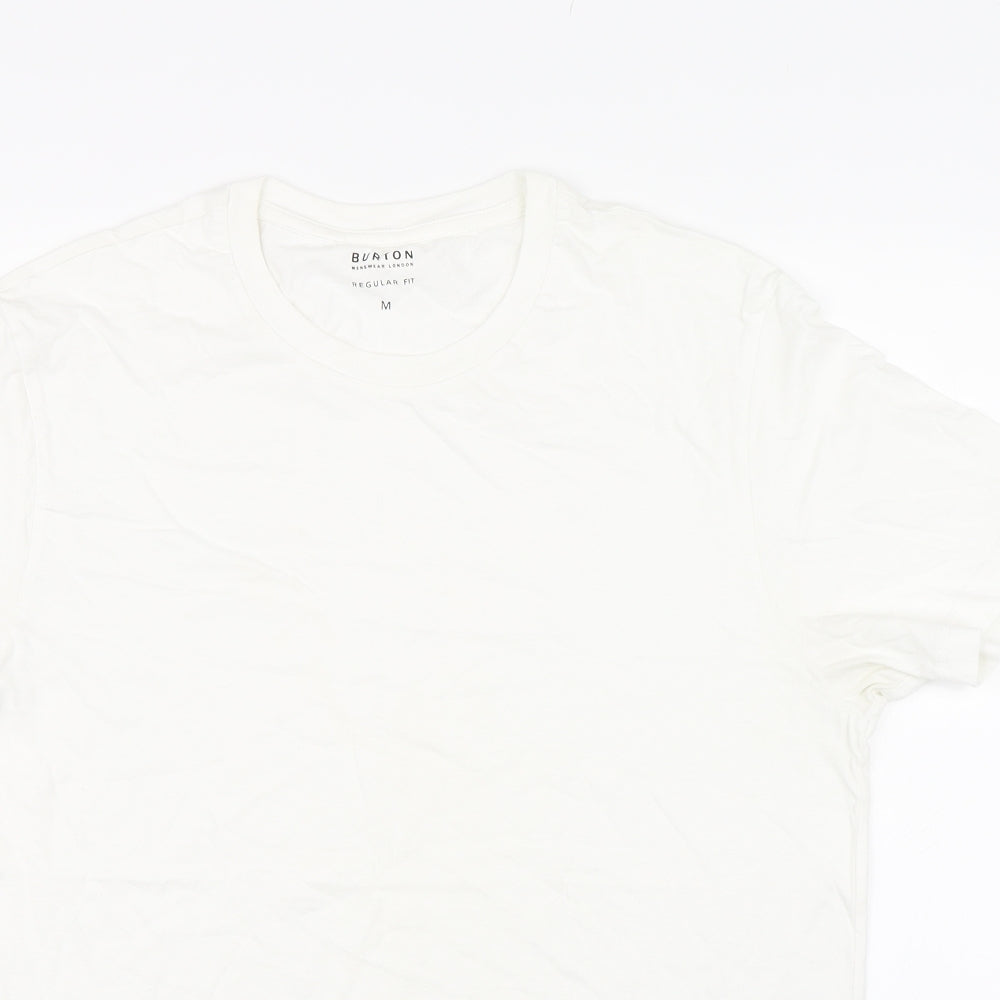 Burton Mens White    T-Shirt Size M