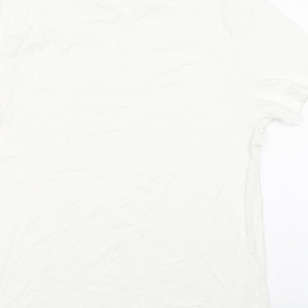 Burton Mens White    T-Shirt Size M