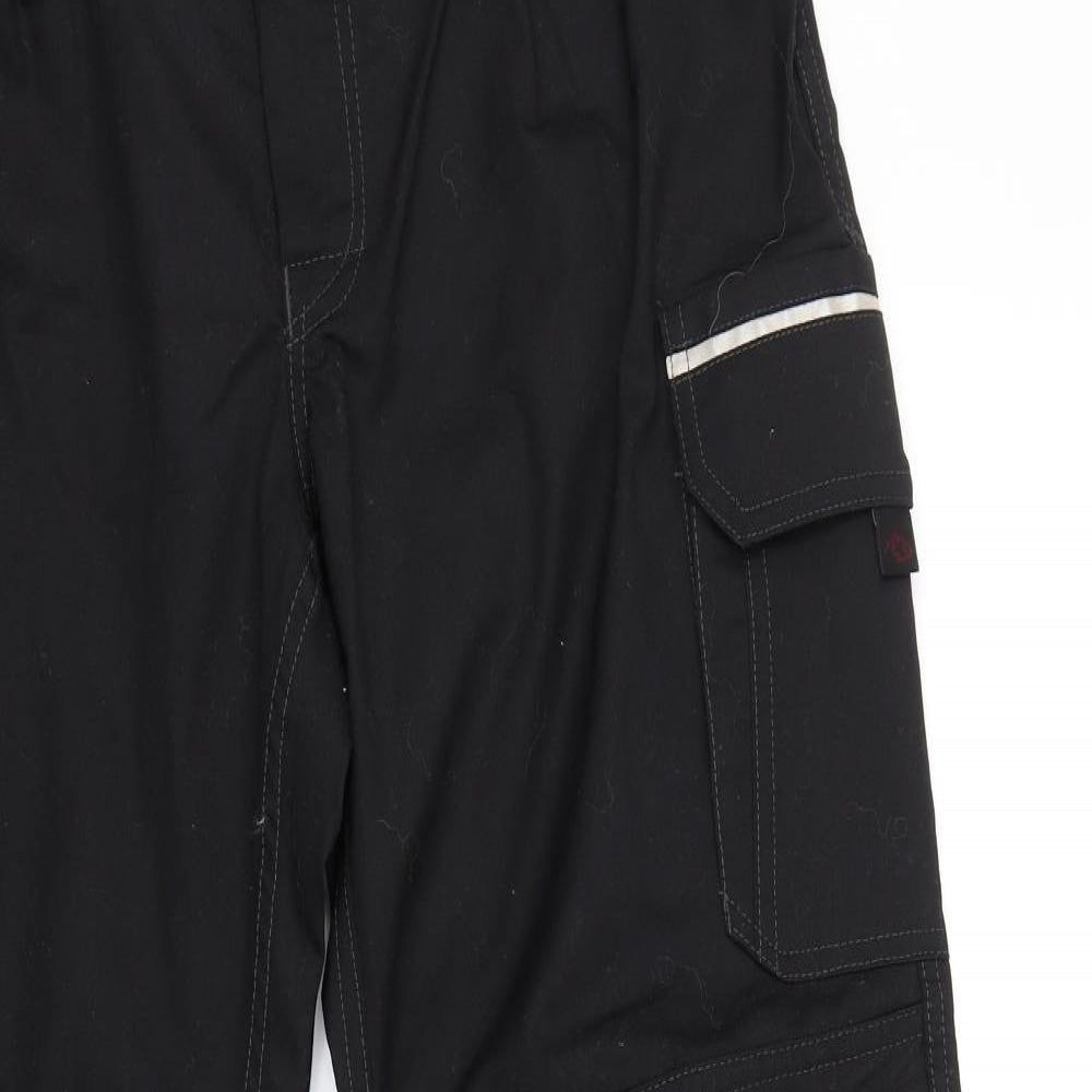 Gryzko Mens Black   Cargo Trousers Size 33 L30 in