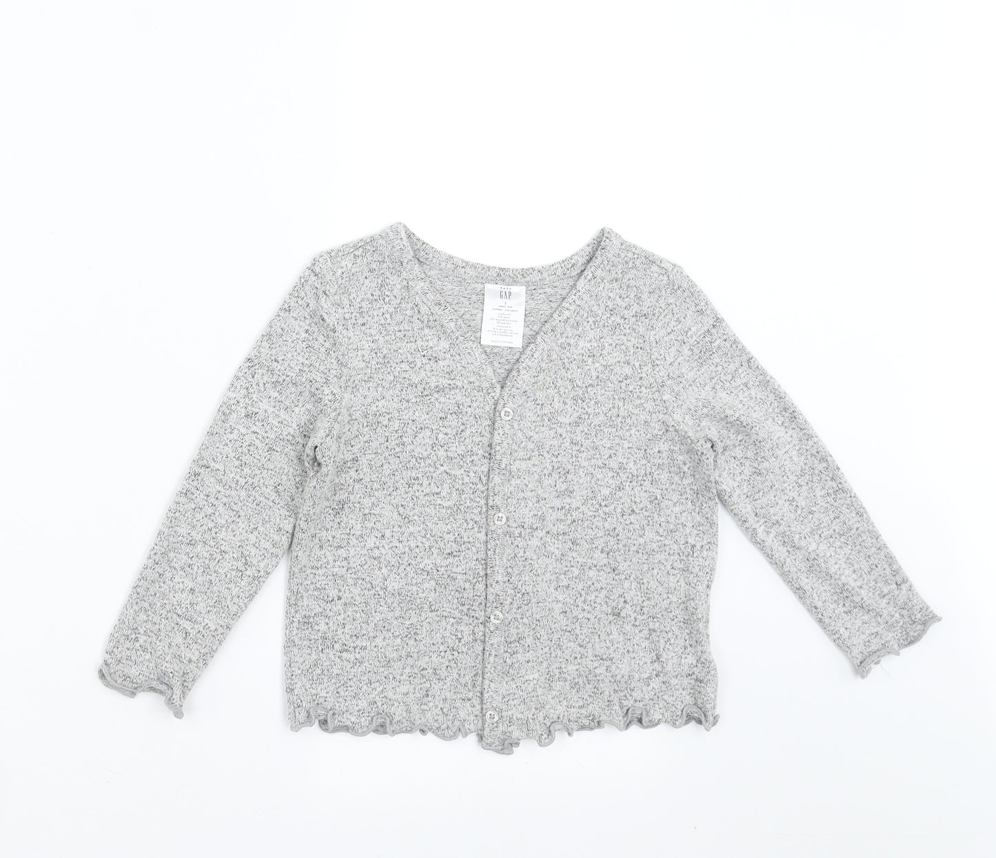 Gap Girls Grey   Cardigan Jumper Size 2 Years
