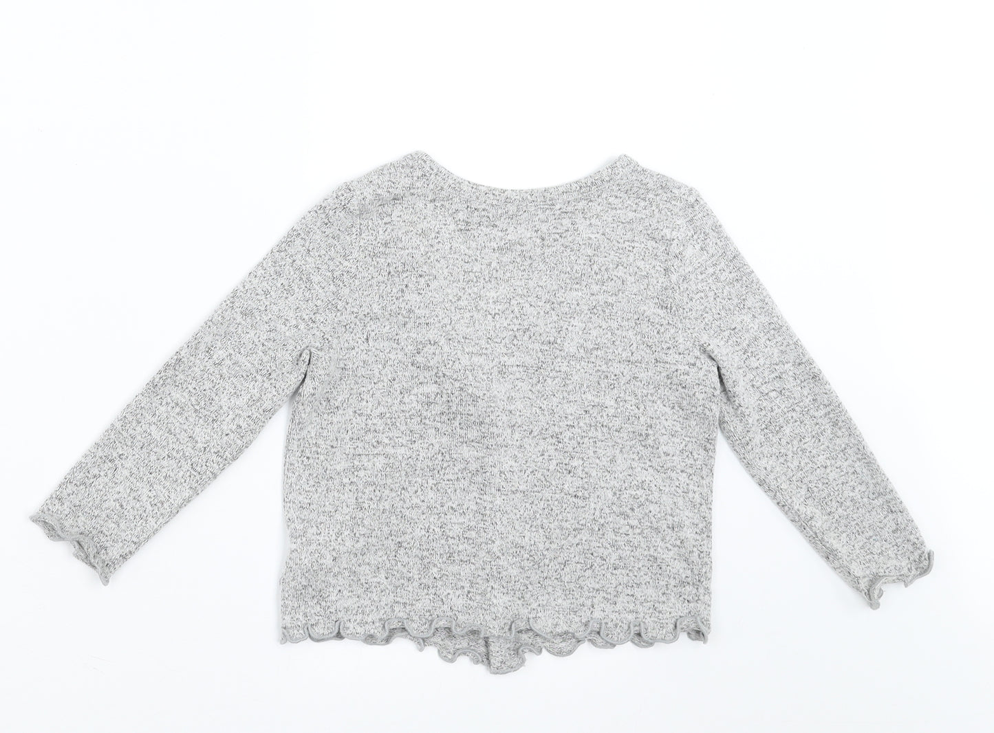 Gap Girls Grey   Cardigan Jumper Size 2 Years