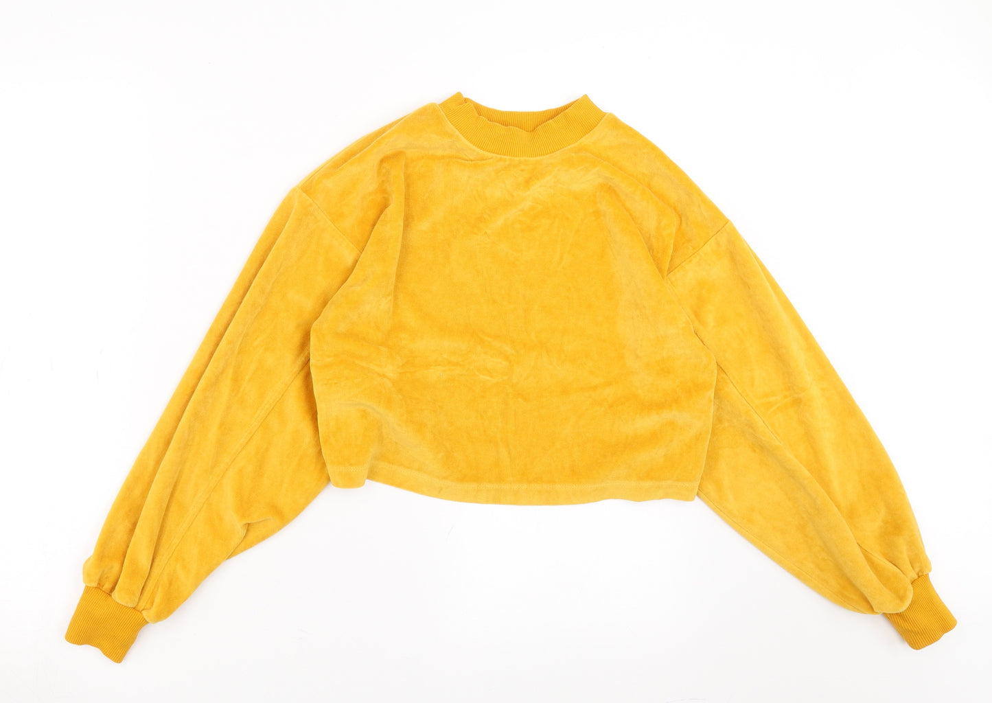 Candy Couture Girls Yellow   Pullover Sweatshirt Size 12 Years