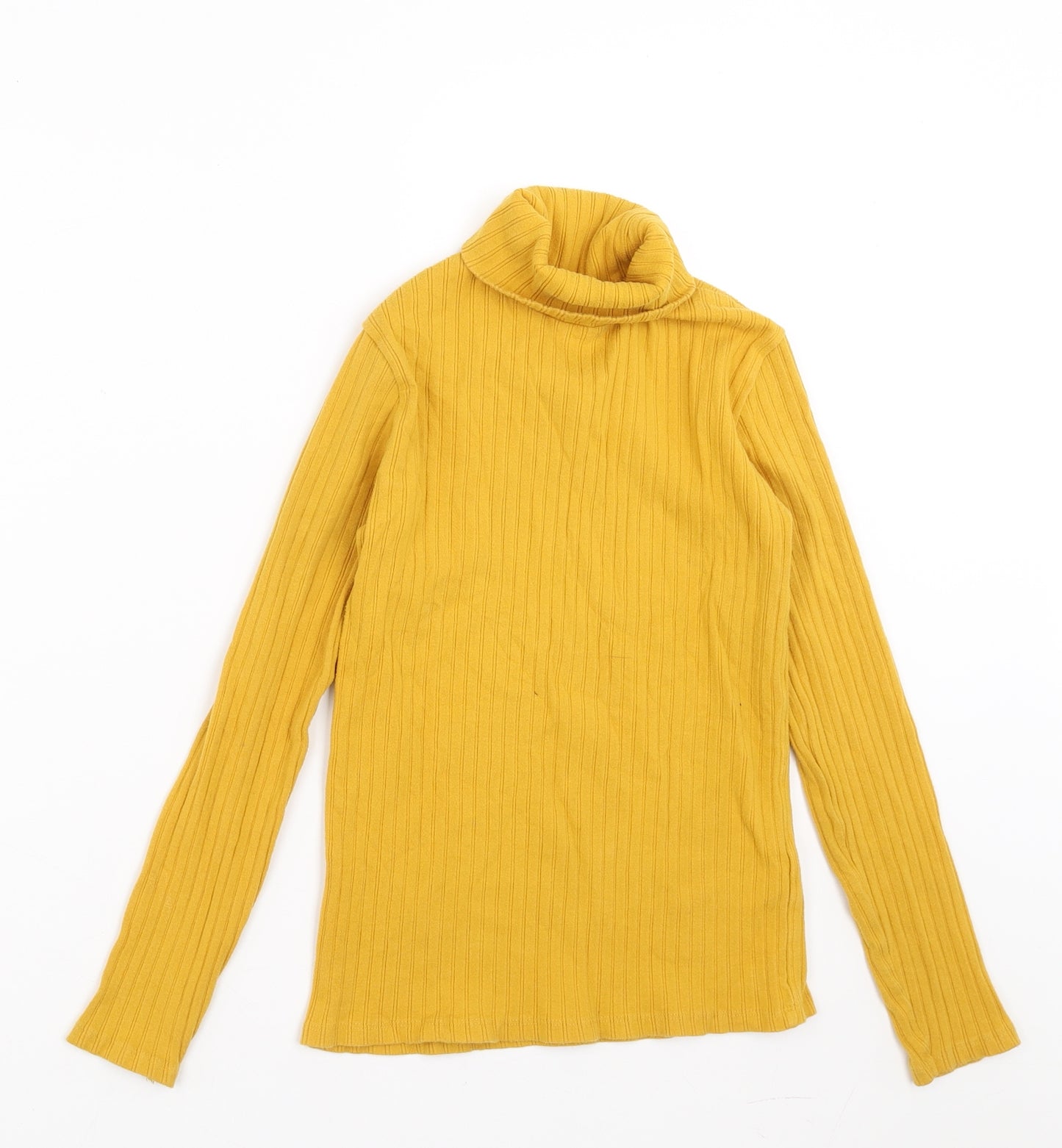 Zara Girls Yellow Striped  Pullover Jumper Size 11-12 Years