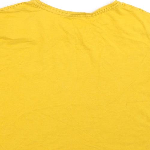 Candy Couture Girls Yellow   Cropped T-Shirt Size 13 Years  - more love