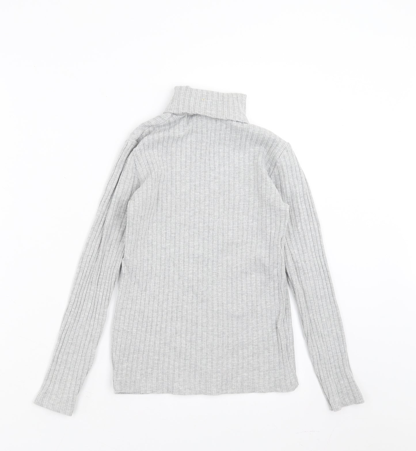 Zara Girls Grey Striped  Pullover Jumper Size 11-12 Years