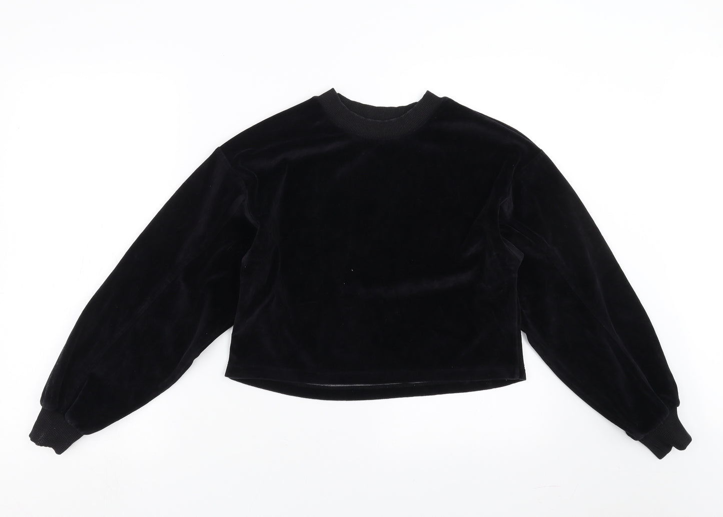 Matalan Girls Black   Pullover Sweatshirt Size 13 Years