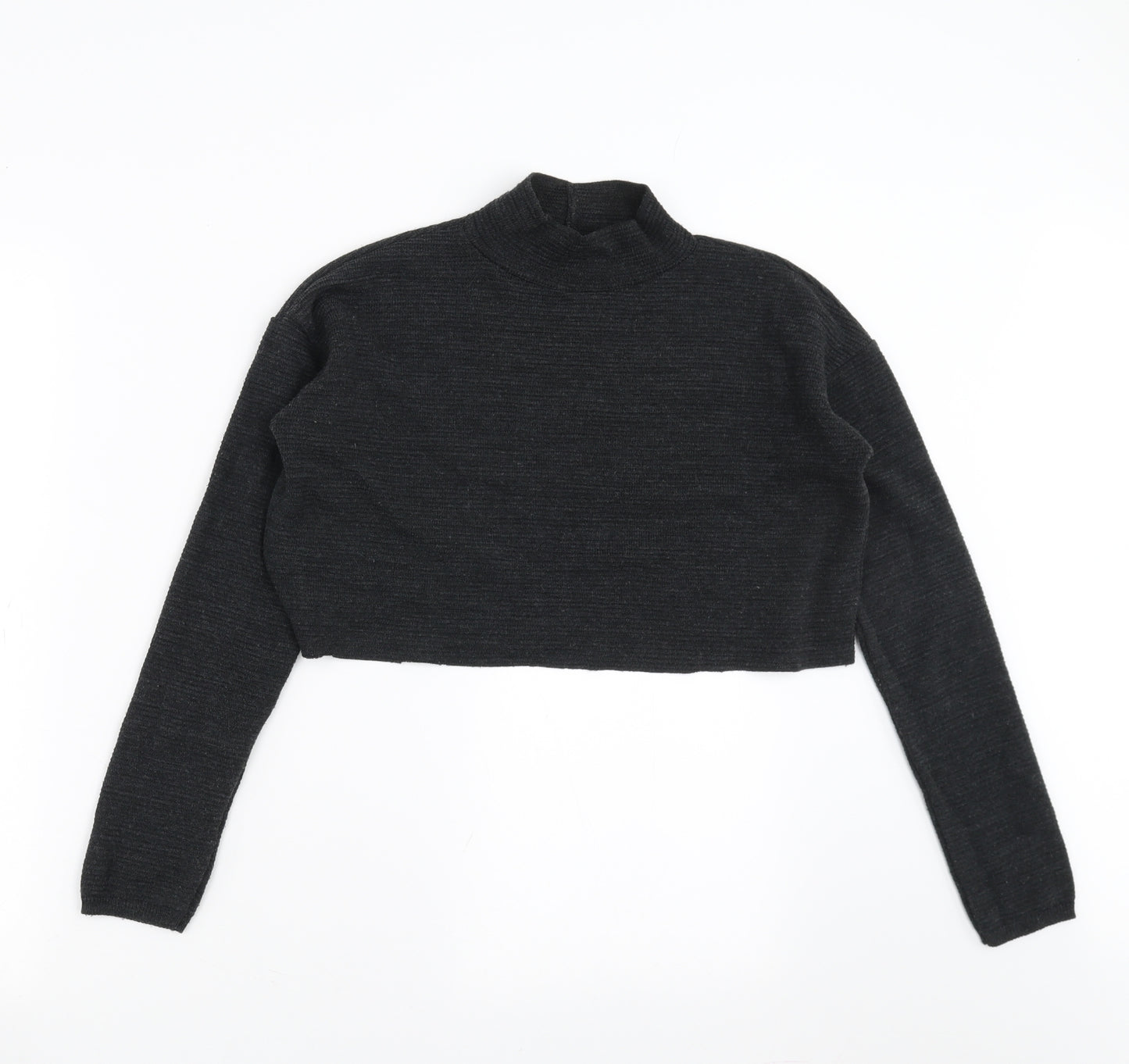 New Look Womens Black   Pullover Jumper Size 8  - cropped