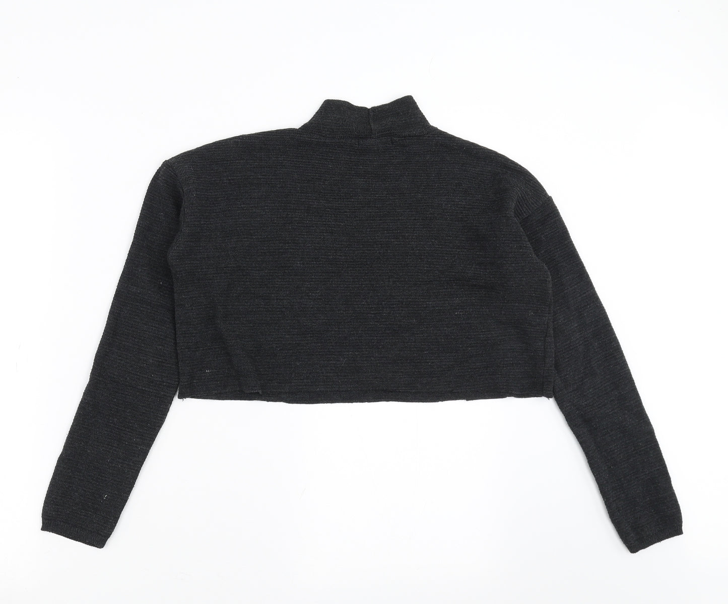 New Look Womens Black   Pullover Jumper Size 8  - cropped