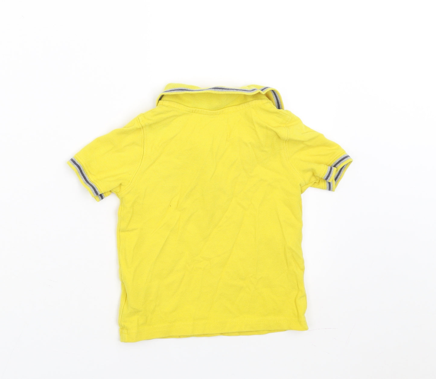 Mothercare Boys Yellow   Basic Polo Size 2-3 Years