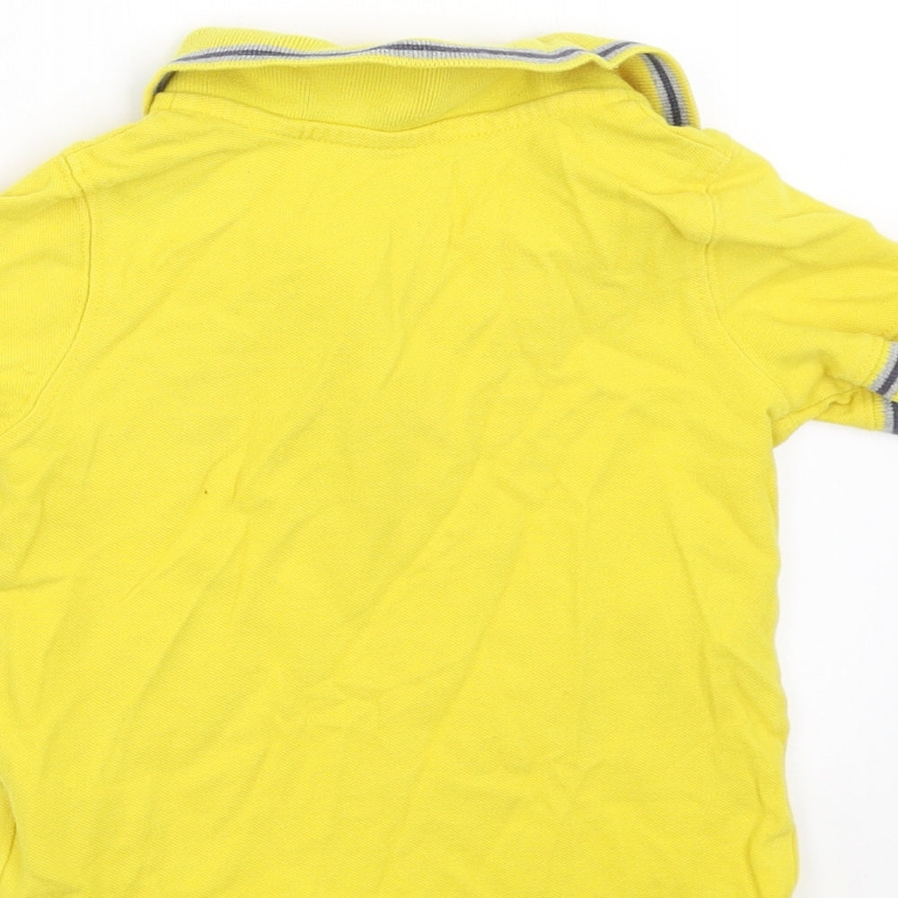 Mothercare Boys Yellow   Basic Polo Size 2-3 Years
