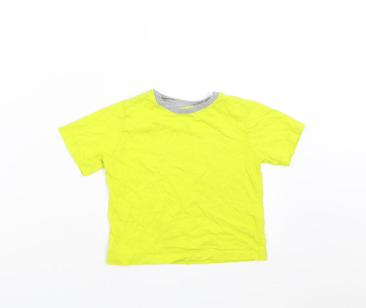 Nutmeg Boys Yellow Basic T-Shirt Size 2-3 Years
