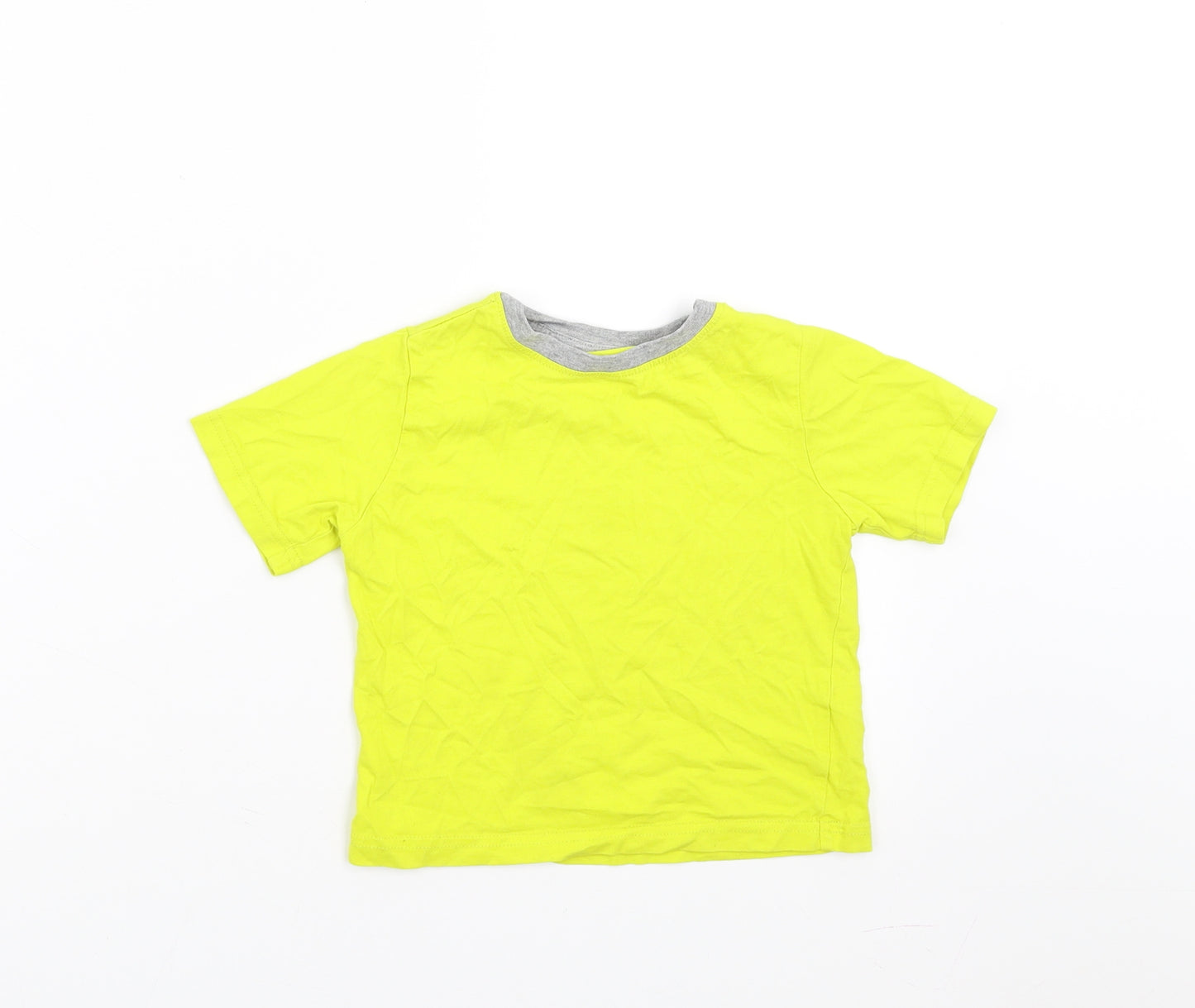 Nutmeg Boys Yellow   Basic T-Shirt Size 2-3 Years